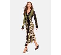 Lipsy Robe vert / mélange de couleurs, Taille 38