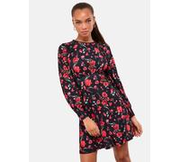 Lipsy Robe vert pastel / rouge / rouge clair / noir, Taille 40