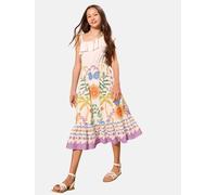 Lipsy Robe vert / violet / orange / blanc, Taille 134