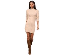 Lipsy Robes en maille beige, Taille L