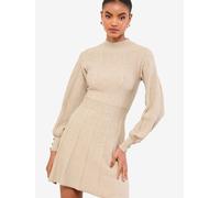 Lipsy Robes en maille beige, Taille S