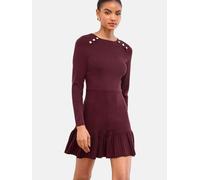 Lipsy Robes en maille bourgogne, Taille XXXL