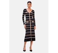 Lipsy Robes en maille camel / noir / blanc, Taille XXL