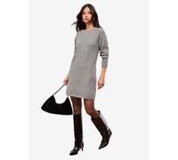 Lipsy Robes en maille gris chiné, Taille M