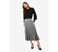 Lipsy Robes en maille noir / blanc, Taille M