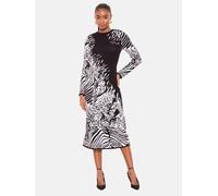 Lipsy Robes en maille noir / blanc, Taille XL