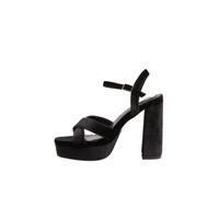 Lipsy Sandales de soirée à talons hauts à plateforme en velours Lipsy