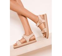 Lipsy Sandales beige chiné / cognac, Taille 39