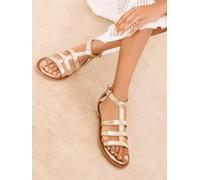 Lipsy Sandales d'été Lipsy Scallop Detail en simili-cuir