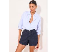 Lipsy Shorts Lipsy Denim Ceinturé Délavage bleu EU 44 (UK 16)
