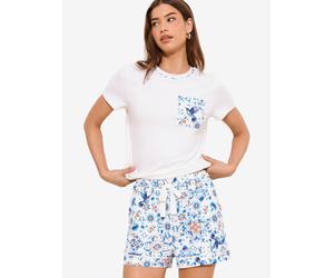 Lipsy Shorty bleu roi / bleu cyan / rouge / blanc, Taille S