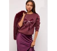Lipsy Sweat-shirt bourgogne, Taille 4XL