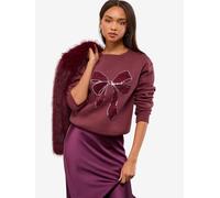 Lipsy Sweat-shirt bourgogne, Taille L