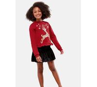 Lipsy Sweat-shirt 'Christmas' or / rouge / argent / blanc, Taille 168