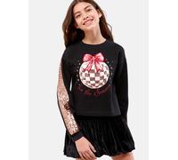 Lipsy Sweat-shirt or / rouge / noir / blanc, Taille 164