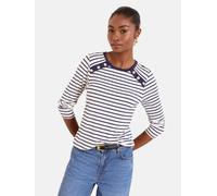 Lipsy T-shirt bleu violet / blanc, Taille 4XL