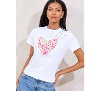 Lipsy T-shirt Boyfriend Wear it with love 100% coton