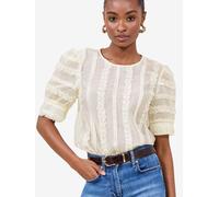 Lipsy T-shirt crème, Taille S