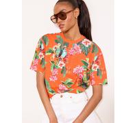 lipsy T-shirt Lipsy à imprimé tropical orange FR 50 (EU 48)
