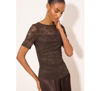 Lipsy T-shirt chocolat, Taille 4XL