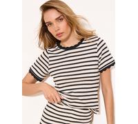 Lipsy Pull-over noir / blanc cassé, Taille XXXL