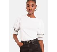 Lipsy T-shirt noir / blanc, Taille M