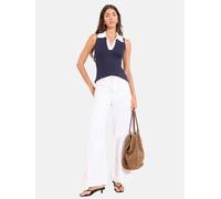 Lipsy Tops en tricot bleu marine / blanc, Taille L