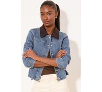 lipsy Veste de grange à col Lipsy bleu FR 46 (EU 44)