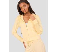 Lipsy Veste de survêtement jaune pastel, Taille M