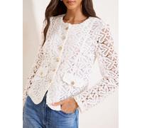 Lipsy Veste Lipsy sans col en dentelle au crochet