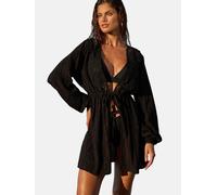 Lipsy Vêtement de plage gris clair / noir, Taille 34