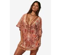 Lipsy Vêtement de plage rouille / rose ancienne, Taille 44-46