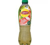 Lipton 1.25l lipton green peche blanche pet, la bouteille de 1,25l