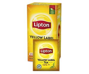 LIPTON 6 boxes Yellow Label Finest Black Tea Blend of Individually Wrapped Tea Bags 25 teabags per box