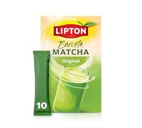 Lipton Barista Matcha Latte Avoine instantané sans sucres ajoutés – 10 sticks