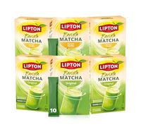 Lipton Barista Matcha Original & Saveur Vanille, Boisson à l’avoine, Assortiment Sticks prêts à l’emploi (30 Original + 30 Vanille) version chaude ou froide, Sans sucres ajoutés*