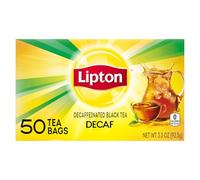 Lipton Black Tea Bags| Decaffeinated| 50 ct