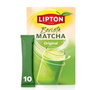 Lipton, Barista Matcha Original, 10 sticks prêts à l’emploi, Boisson à l’avoine, À déguster chaude ou froide, Sans sucres ajoutés*
