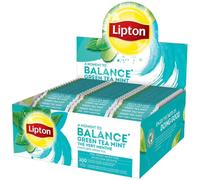 LIPTON Coffret Thé vert menthe 100 sachets
