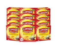 Lipton - Escapade en Afrique du Sud | Thé Noir Aromatisé aux Notes Exotiques | 12 Boîtes
