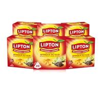 Lipton - Escapade en Afrique du Sud | Thé Noir Aromatisé | Lot de 6 Boîtes