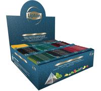 Lipton, Exclusive Collection, Coffret Thés et Infusions, 9 Goûts Différents, Vitalité, 108 Sachets Pyramide