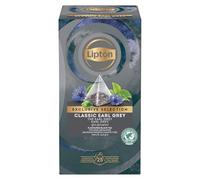 Lipton Exclusive Selection Thé Noir Earl Grey - 25 sachets pyramide