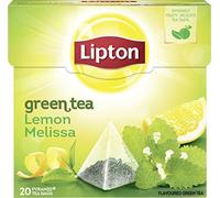 Lipton Green Tea - Lemon Melissa - Premium Pyramid Tea Bags (20 Count Box) [PACK OF 3] by Lipton