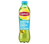 LIPTON - Green Zéro Citron Pet 1L - Lot De 4 - Vendu Par Lot