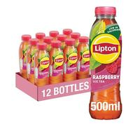 Lipton Ice Tea Framboise Still Lot de 12 boissons gazeuses 500 ml