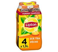 Lipton Ice Tea saveur pêche format familial 4 x 1,5 L