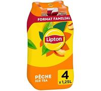 Thé glacé aromatisé à la pêche,4 x 1.25 L