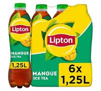 LIPTON Ice Tea Thé Glacé Saveur Mangue - Lot de 6x1,25L