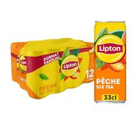Lipton Ice Tea Pêche Canette 12X33CL Pack